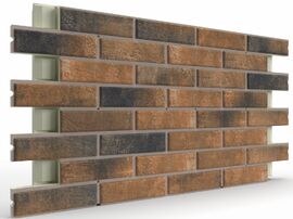Купить клинкерные термопанели с плиткой Элемент Клинкер Loft Brick Cardamon